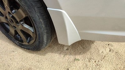 2010 Nissan Sentra Sr Driver Left Rear Moulding On Quarter Panel Oem Silver K23