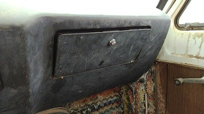 1974 Dodge Van B200 Glove Box Assembly Complete Door With Latch Oem
