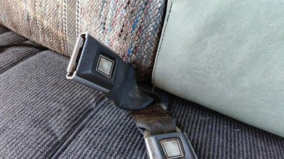1991 Ford F150 Passenger Right Front Seat Belt Buckle Receiver Oem Gray