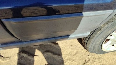 03-04 Jeep Grand Cherokee Driver Left Rear Moulding From Door Back Trim Strip