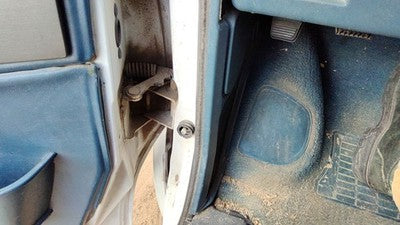 1993 Gmc Safari Driver Left Lower Kick Trim Panel Oem Blue