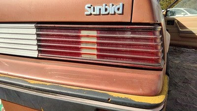 1985-1987 Pontiac Sunbird Passenger Right Tail Light Brake Lamp Oem Rear