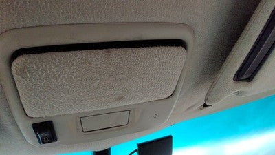 01 Cadillac Eldorado Center Overhead Console Dome Light Map Lamp Cubby Shale 155
