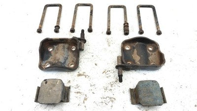1996 Nissan Hardbody Rear U Bolts Shock Mount Spring Plate Set Oem 4X4