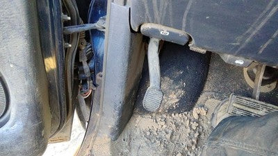 2001 Dodge Caravan Driver Left Lower Kick Trim Panel Oem Blue
