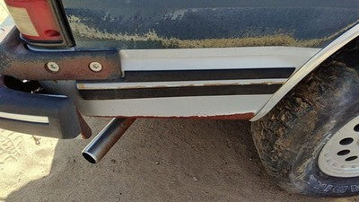 1994 Chevy S10 Blazer Passenger Right Rear Moulding On Quarter Panel Oem Blue
