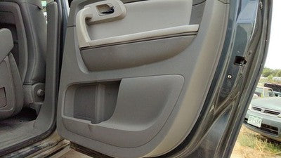 09-12 Traverse Passenger Right Rear Door Trim Panel With Switches Back Gray