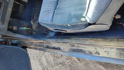 1989 Olds Cutlass Cierra Driver Left Lower Sill Step Moulding Trim Panel Blue