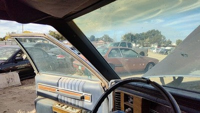1984 Deville Sedan Driver Left A Pillar Trim Windshield Post Panel Oem Blue