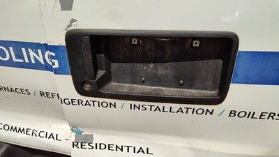 2010-2014 Chevy Express Van Rear License Plate Trim Panel Mount With Handle Oem