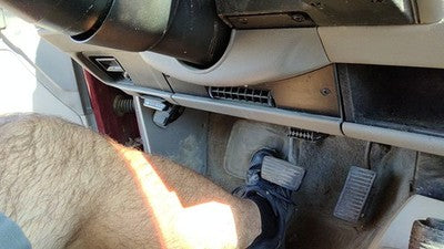 1986-1994 S10 Blazer Lower Dash Under Column Knee Bolster Trim Panel Oem Gray