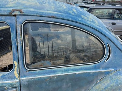 1971 Vw Super Beetle Driver Left Rear Quarter Glass Back Side Window Oem