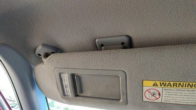 1997 Ford Expedition Driver Left Sun Visor Oem Gray F2