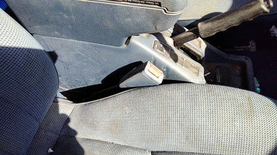 1995 Nissan Pathfinder Passenger Right Front Seat Belt Buckle Receiver Oem Blue