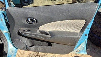 15-19 Versa Note Passenger Right Front Door Trim Panel With Switches Charcoal G