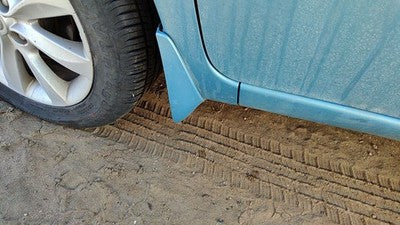 2012-2019 Nissan Versa Note Driver Left Moulding From Fender Trim Strip Blue Rbe