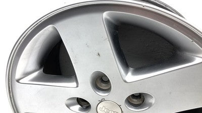 07-18 Jeep Wrangler 17 Aluminum Wheel Factory Rim 5 Spoke Silver Painted Color