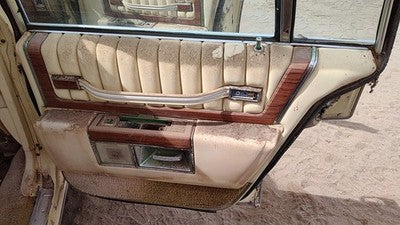 1980 Cadillac Deville Passenger Right Rear Door Trim Panel With Switches Back