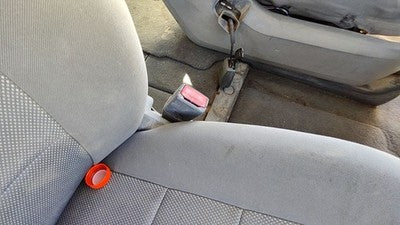 08-20 Grand Caravan Passenger Right Front Seat Belt Buckle Receiver Gray Ds