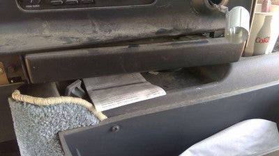 1992-1996 Ford Van E150 Cup Holder Assembly Slide Out Dash Oem Gray F5uz1504320d