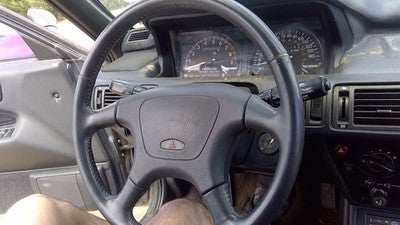 1991 Mitsubishi Galant Vr-4 Steering Wheel Assembly Oem Awd Black