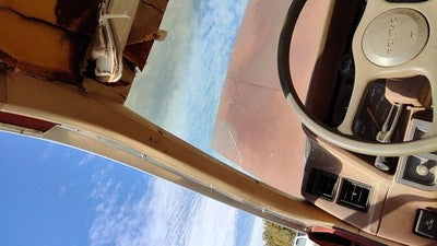 1985 Pontiac Sunbird Driver Left A Pillar Trim Windshield Post Panel Oem Tan