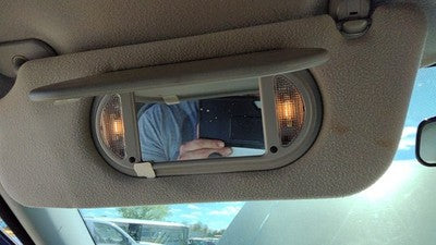 2001-2005 Ford Explorer Driver Left Sun Visor Oem Gray Tt 1L2z7804105gaa