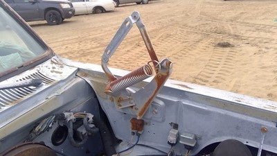 1972-1989 Dodge Ram D100 Driver Left Hood Hinge Assembly Oem Blue 55027100