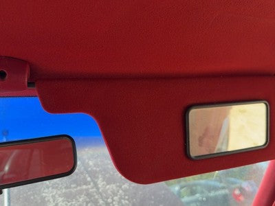 1986 Olds 88 Passenger Right Sun Visor Oem Red