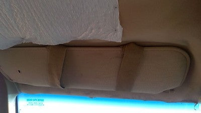 1995 Chevy Astro Driver Left Sun Visor Oem Tan