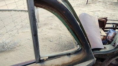 1953 Bel Air 150 Sedan Driver Left Front Vent Window Small Door Glass With Frame