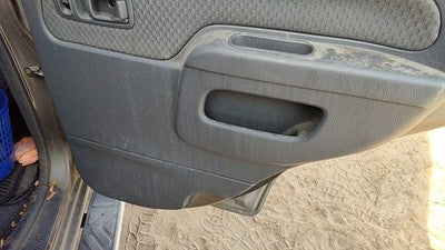 02-04 Xterra Passenger Right Rear Door Trim Panel With Switches Back Gray K
