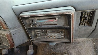 1987-1991 F250 Pickup Trim Bezel Around Radio Surround Dash Panel Oem