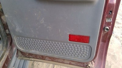 05-07 F350 Super Duty Passenger Right Rear Inside Door Trim Panel Only Back Gray