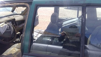 1993-1998 Jeep Grand Cherokee Driver Left Rear Side Window Door Glass Oem Back