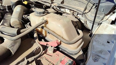 11-16 F250 Coolant Reservoir Radiator Tank With Battery Tray 6.7L Powerstroke