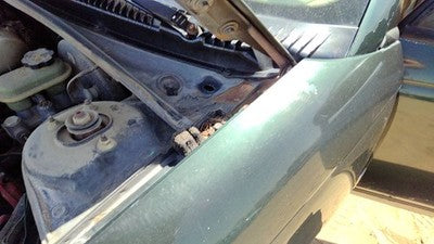 1991-1998 Saturn Sl1 Driver Left Hood Hinge Assembly Oem Green 21097239