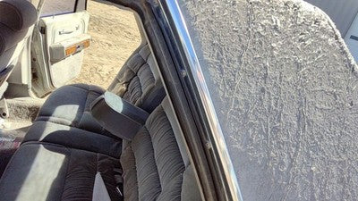1985 Mercury Grand Marquis Driver Left Rear Chrome Trim Moulding Around Door