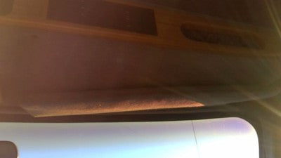 1989 Chevy G20 Van Passenger Right Sun Visor Oem Blue