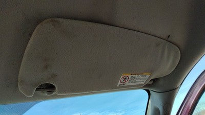2003-2005 Dodge Ram 2500 Passenger Right Sun Visor Oem Taupe L5 0Xb04Tl2Aa
