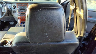 07-08 Expedition Passenger Right Front Head Rest Leather Seat 1W Black/Camel