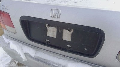 1996-1999 Honda Civic License Plate Trim Surround Panel Oem Tail Trunk Finish