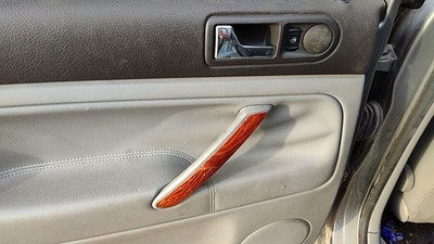 2001-2004 Vw Passat Driver Left Rear Door Trim Panel With Switches Back Gray