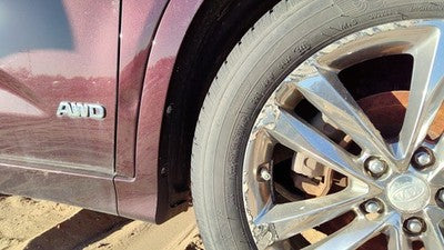 11-15 Sorento Passenger Right Front Wheel Flare Moulding Fender Ir Dark Cherry