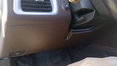 10-17 Chevy Equinox Lower Dash Under Column Knee Bolster Trim Panel Brown Afn