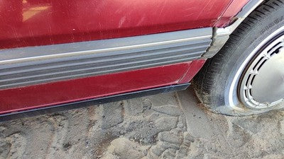 1990 Olds 88 Driver Left Rear Moulding From Door Oem Back Trim Strip