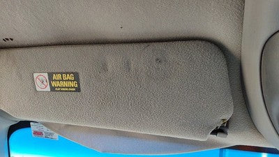 1997 Ford Expedition Driver Left Sun Visor Oem Gray F2