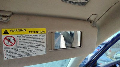 2000-2004 Audi A6 Passenger Right Sun Visor Oem Tan 4B0857552M28Y