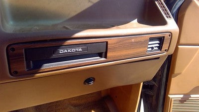 1987-1993 Dodge Dakota Passenger Dash Cup Holder Assembly Oem Slide Out Tan