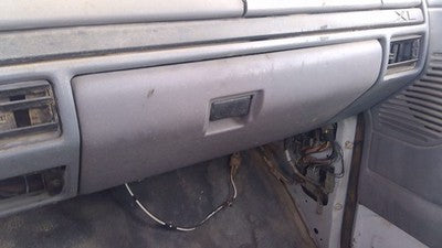 1996 Ford F450 Glove Box Assembly Complete Door With Latch Oem Gray